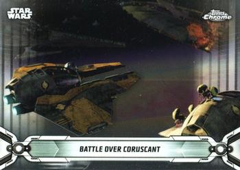 2019 Topps Chrome Star Wars Legacy #51 Battle Over Coruscant Front