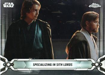 2019 Topps Chrome Star Wars Legacy #54 Specializing in Sith Lords Front