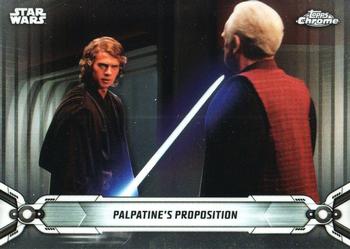 2019 Topps Chrome Star Wars Legacy #63 Palpatine's Proposition Front
