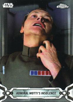 2019 Topps Chrome Star Wars Legacy #81 Admiral Motti's Insolence Front
