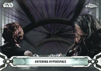 2019 Topps Chrome Star Wars Legacy #85 Entering Hyperspace Front