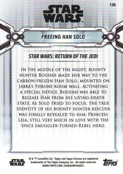 2019 Topps Chrome Star Wars Legacy #130 Freeing Han Solo Back
