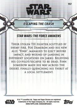2019 Topps Chrome Star Wars Legacy #157 Escaping the Crash Back
