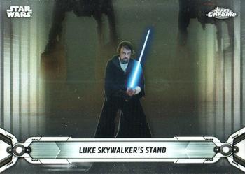 2019 Topps Chrome Star Wars Legacy #197 Luke Skywalker's Stand Front