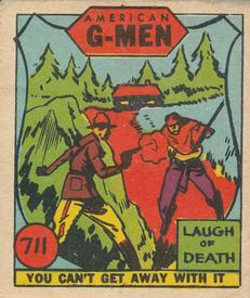 1936 American G-Men (R13-2) #711 Laugh Of Death Front