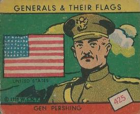 1939 W.S. Corp Generals & Their Flags (R58) #425 John J. Pershing Front