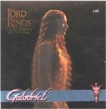 2002 Artbox Lord of the Rings Action Flipz - Chromium Stickers #6 Galadriel Front