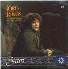 2002 Artbox Lord of the Rings Action Flipz - Rainbow Foil Chromium Stickers #15 Sam Front
