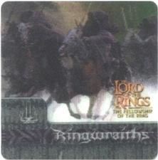 2002 Artbox Lord of the Rings Action Flipz - Box Topper #ci2 Ringwraiths Front
