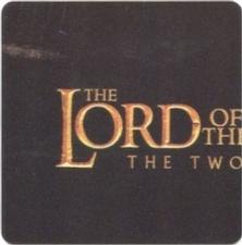 2002 Artbox Lord of the Rings: The Two Towers Action Flipz #05 One Ring to bring them all and in the darkness… Front