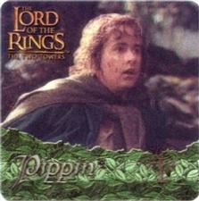 2002 Artbox Lord of the Rings: The Two Towers Action Flipz #10 Pippin Front