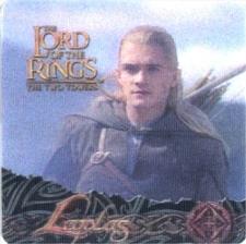 2002 Artbox Lord of the Rings: The Two Towers Action Flipz #11 Legolas Front