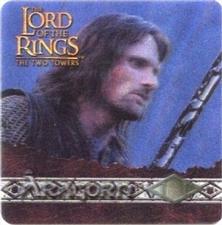 2002 Artbox Lord of the Rings: The Two Towers Action Flipz #12 Aragorn Front