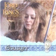 2002 Artbox Lord of the Rings: The Two Towers Action Flipz #22 Éowyn Front