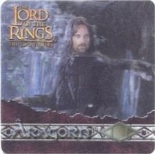 2002 Artbox Lord of the Rings: The Two Towers Action Flipz #30 Aragorn Front