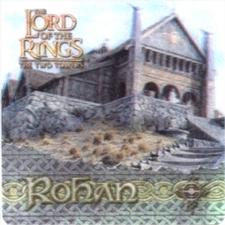 2002 Artbox Lord of the Rings: The Two Towers Action Flipz #34 Rohan Front