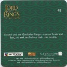 2002 Artbox Lord of the Rings: The Two Towers Action Flipz #43 Farmir Back