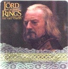 2002 Artbox Lord of the Rings: The Two Towers Action Flipz #47 King Theoden Front