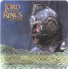 2002 Artbox Lord of the Rings: The Two Towers Action Flipz #53 King Theoden Front