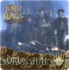 2002 Artbox Lord of the Rings: The Two Towers Action Flipz #56 Uruk-Hai Front