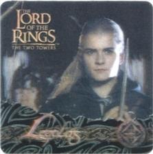2002 Artbox Lord of the Rings: The Two Towers Action Flipz #57 Legolas Front