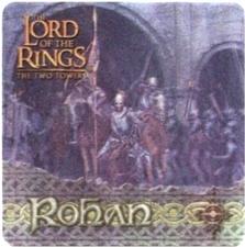 2002 Artbox Lord of the Rings: The Two Towers Action Flipz - Rare Action Flipz (U.K. Retail) #AF2 Rohan / Uruk Hai Front