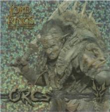 2002 Artbox Lord of the Rings: The Two Towers Action Flipz - Rare Stickers #R2 Orcs Front