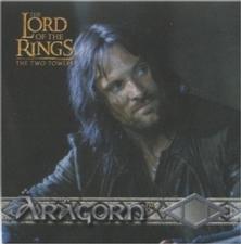 2002 Artbox Lord of the Rings: The Two Towers Action Flipz - Bonus Stickers #05 Aragorn Front