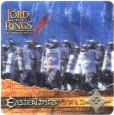 2002 Artbox Lord of the Rings: The Two Towers Action Flipz - Box Outsider #ci2 Easterlings Front