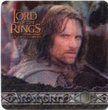 2002 Artbox Lord of the Rings: The Two Towers Action Flipz - Rare Action Flipz #R6 Aragorn Front
