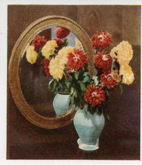 1937 Godfrey Phillips Flower Studies #25 Gold and bronze Chrysanthemums Front