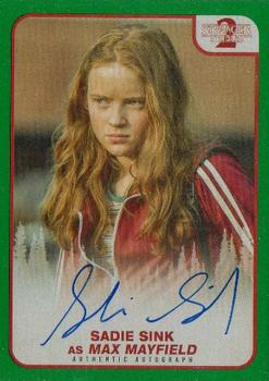2019 Topps Stranger Things Series 2 - Autographs Green #A-MM Sadie Sink Front