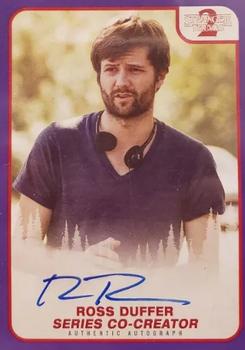 2019 Topps Stranger Things Series 2 - Autographs Purple #A-RD Ross Duffer Front