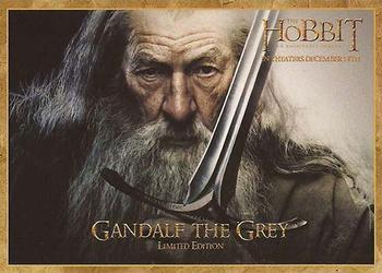 2012 Denny's The Hobbit An Unexpected Journey - Gold Border Limited Edition #NNO Gandolf the Grey Front