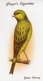 1989 Imperial Tobacco Limited 1933 Player's Aviary and Cage Birds (reprint) #8 Green Canary (Self Yellow Green Border Fancy) Front