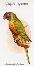 1989 Imperial Tobacco Limited 1933 Player's Aviary and Cage Birds (reprint) #28 Swainson's Lorikeet Front