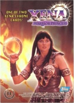 1998 Topps Xena: Warrior Princess - Chromium #C1 Xena Back