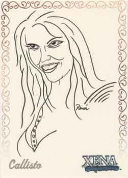 2004 Rittenhouse Xena Art & Images - ArtiFEX: Art by Renee O'Connor #R6 Callisto Front
