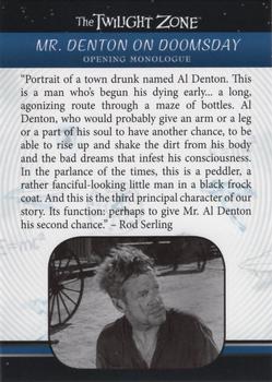 2019 Rittenhouse The Twilight Zone Rod Serling Edition #3 Mr. Denton on Doomsday Front
