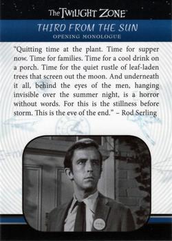 2019 Rittenhouse The Twilight Zone Rod Serling Edition #14 Third From The Sun Front