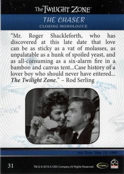 2019 Rittenhouse The Twilight Zone Rod Serling Edition #31 The Chaser Back