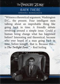 2019 Rittenhouse The Twilight Zone Rod Serling Edition #49 Back There Front