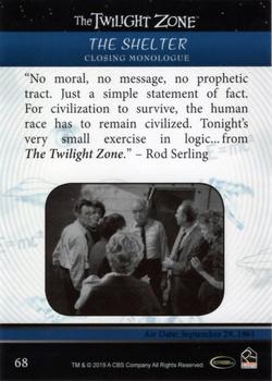 2019 Rittenhouse The Twilight Zone Rod Serling Edition #68 The Shelter Back