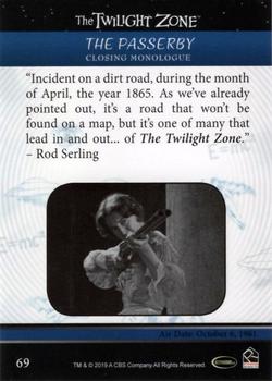 2019 Rittenhouse The Twilight Zone Rod Serling Edition #69 The Passerby Back