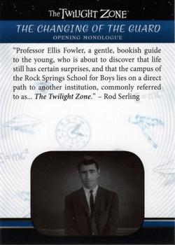 2019 Rittenhouse The Twilight Zone Rod Serling Edition #102 The Changing Of The Guard Front