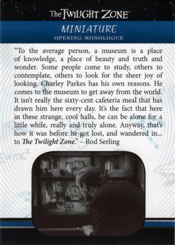 2019 Rittenhouse The Twilight Zone Rod Serling Edition #110 Miniature Front