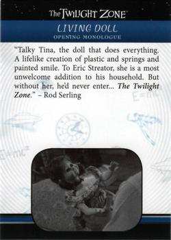 2019 Rittenhouse The Twilight Zone Rod Serling Edition #126 Living Doll Front