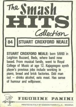 1984 Panini Smash Hits #84 Stuart Croxford Neale Back
