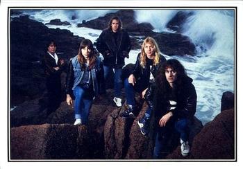 1985 Panini Smash Hits #41 Iron Maiden Front