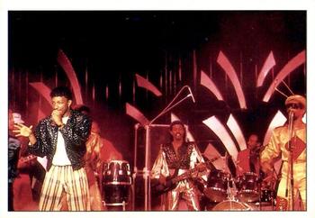 1986 Panini Smash Hits Stickers #115 Kool & the Gang Front